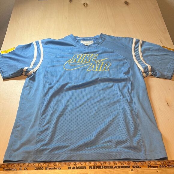 Vintage NIKE Air Embroidered Spell Out Swoosh Mesh Jersey 2000s 2XL‎ - Picture 1 of 5